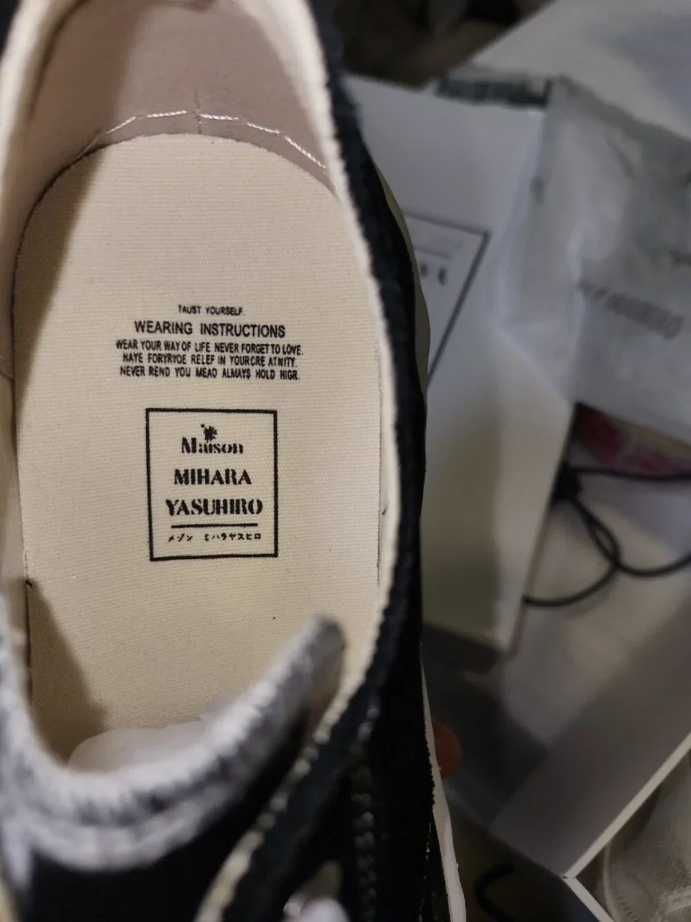 Mason MIhara YASUHIRO  EURO 43 USA 10 Japan 27.5 CM HANK OG Sole Canvas sneakers